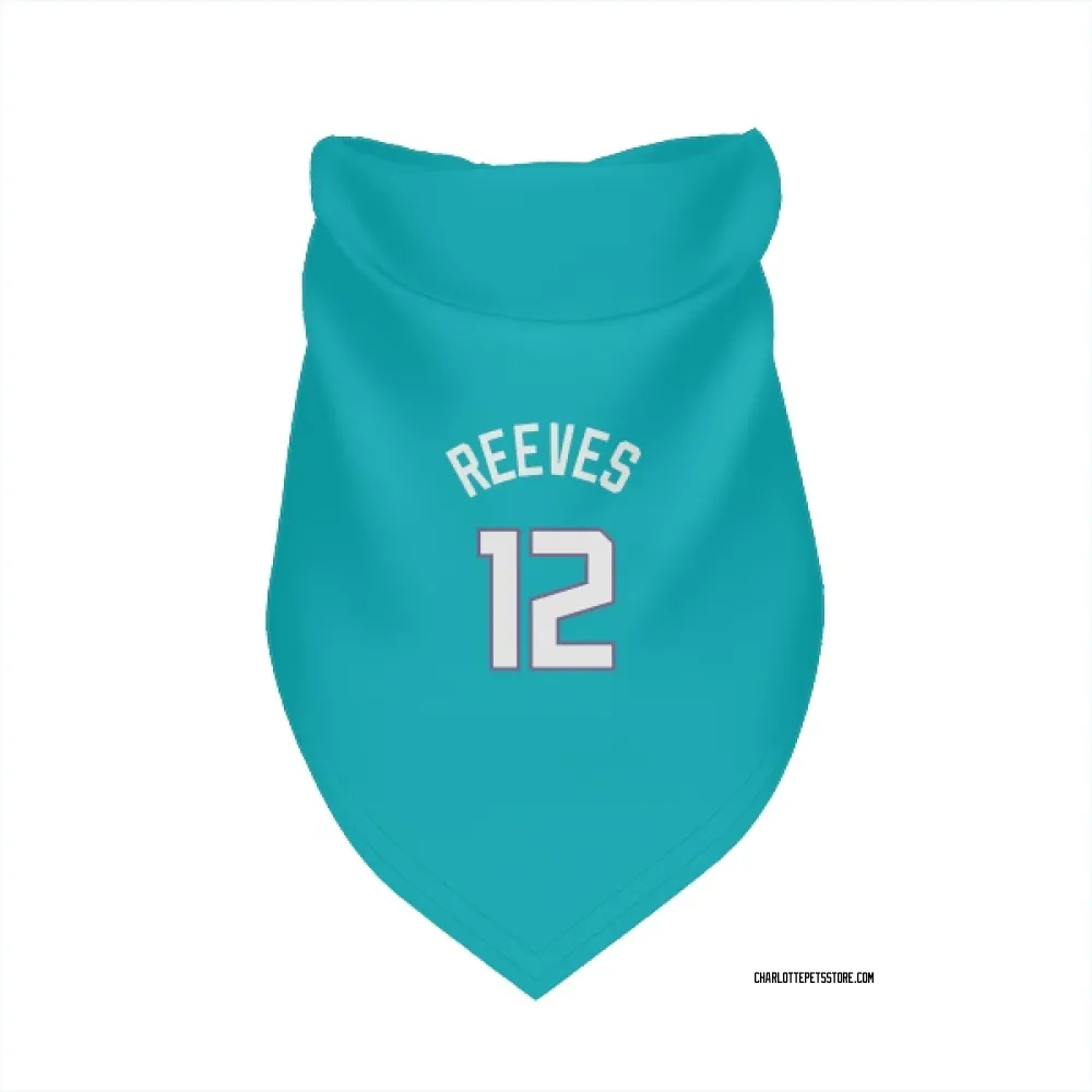 Charlotte Hornets Antonio Reeves Teal Pet Bandana for Dog & Cat
