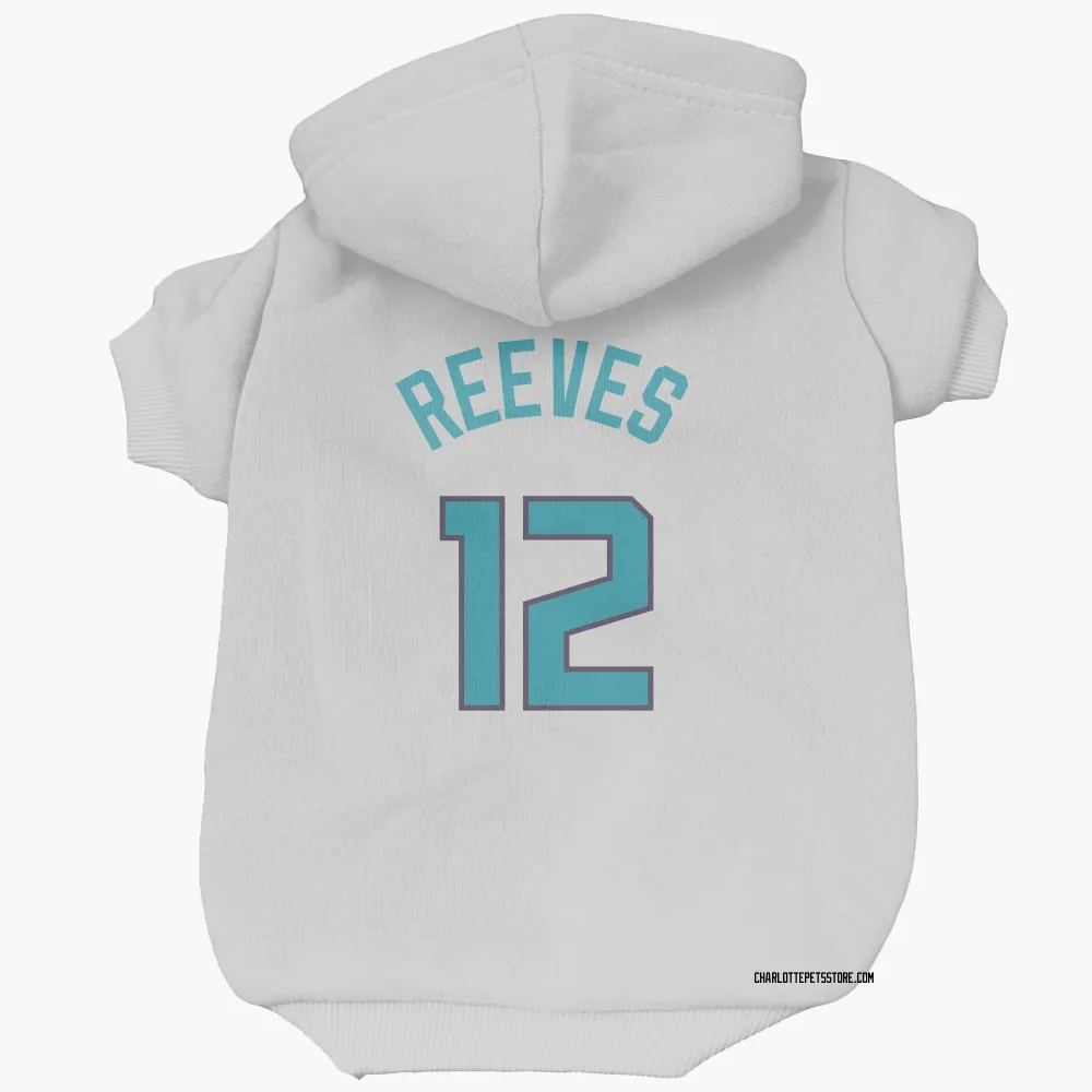 Charlotte Hornets Antonio Reeves White Pet Hoodie for Dog & Cat