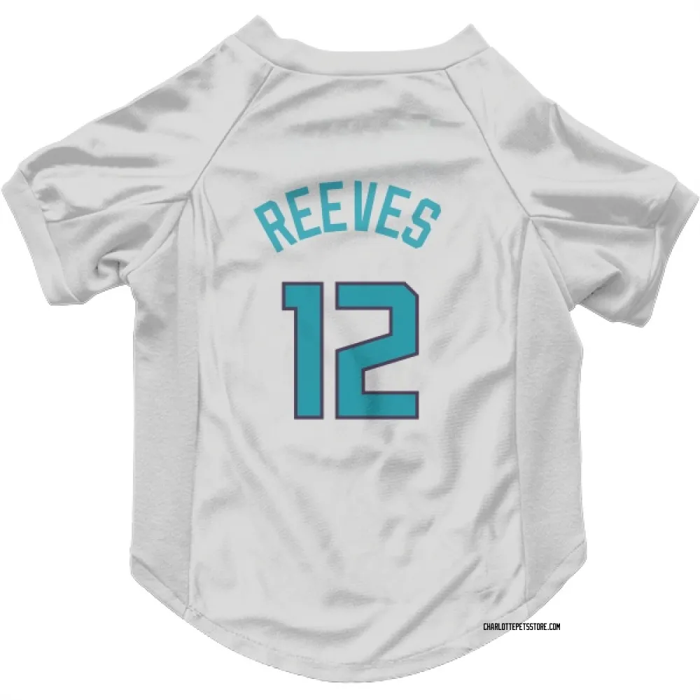 Charlotte Hornets Antonio Reeves White Pet Jersey for Dog & Cat