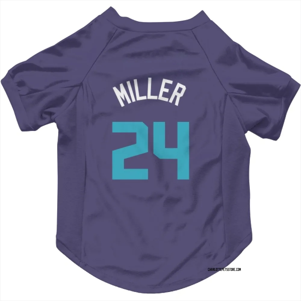 Charlotte Hornets Brandon Miller Purple Pet Jersey for Dog & Cat