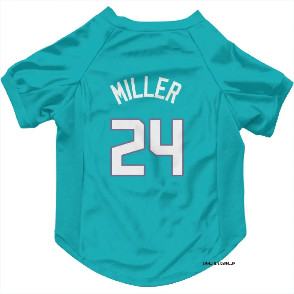 Charlotte Hornets Brandon Miller Teal Pet Jersey for Dog & Cat