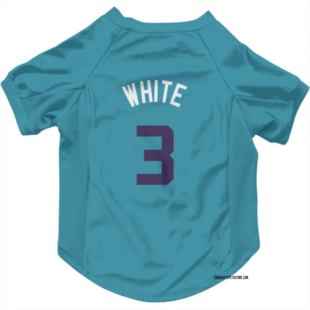 Charlotte Hornets Coby White Teal Purple Pet Jersey for Dog & Cat