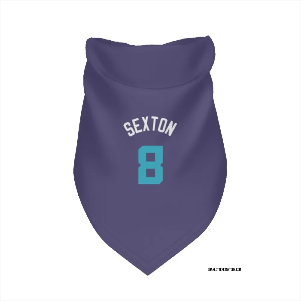 Charlotte Hornets Collin Sexton Purple Pet Bandana for Dog & Cat