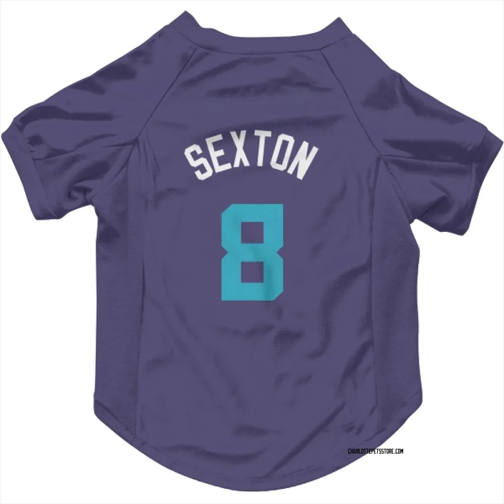 Charlotte Hornets Collin Sexton Purple Pet Jersey for Dog & Cat