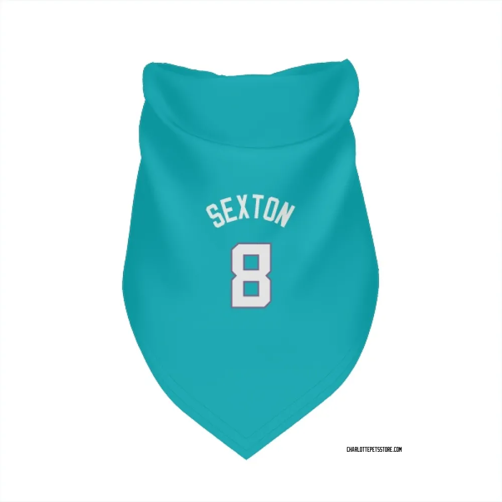 Charlotte Hornets Collin Sexton Teal Pet Bandana for Dog & Cat