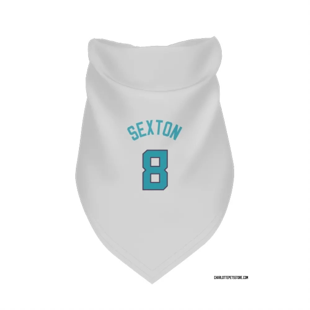 Charlotte Hornets Collin Sexton White Pet Bandana for Dog & Cat