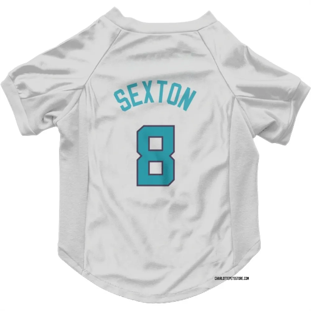 Charlotte Hornets Collin Sexton White Pet Jersey for Dog & Cat