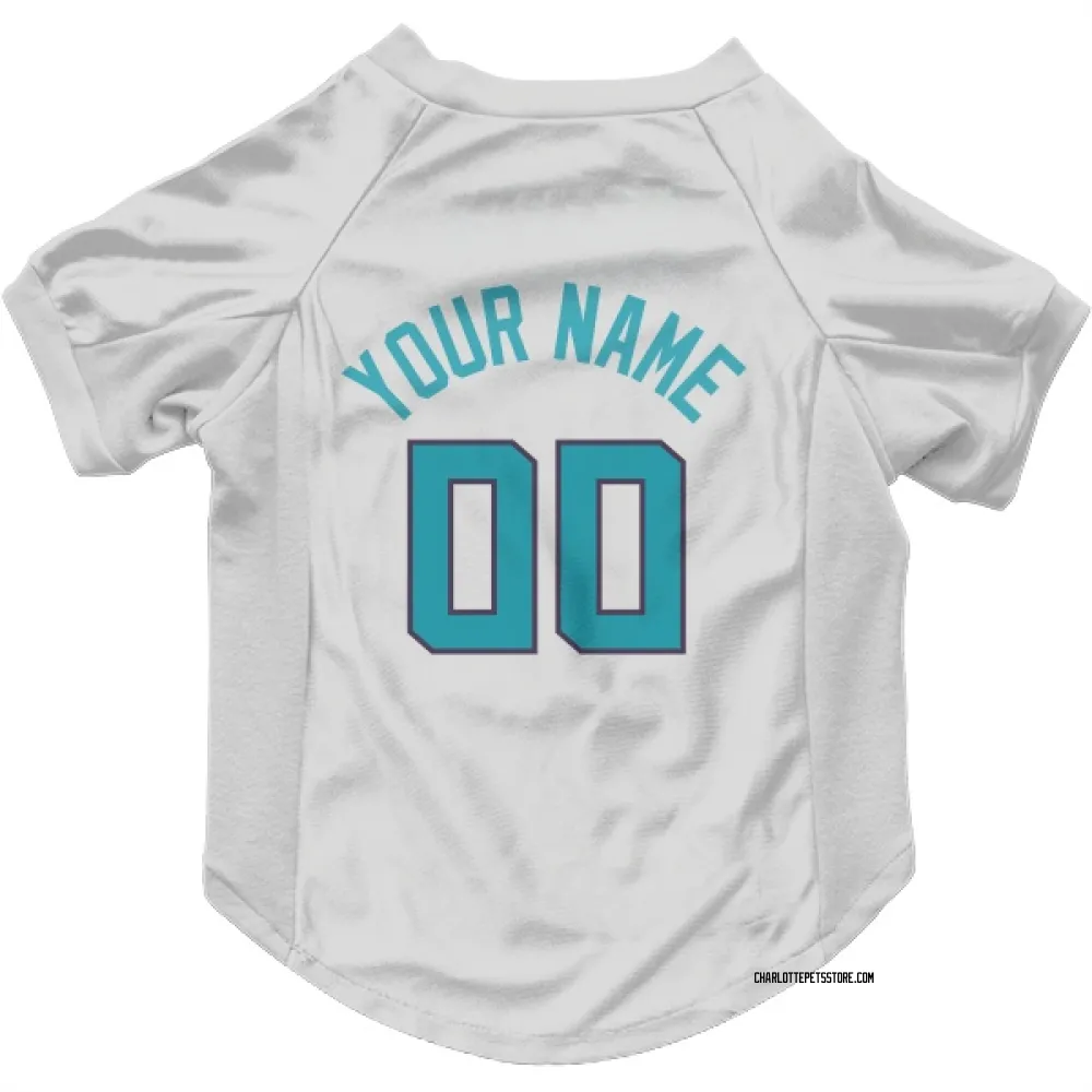 Charlotte Hornets Custom White Pet Jersey for Dog & Cat