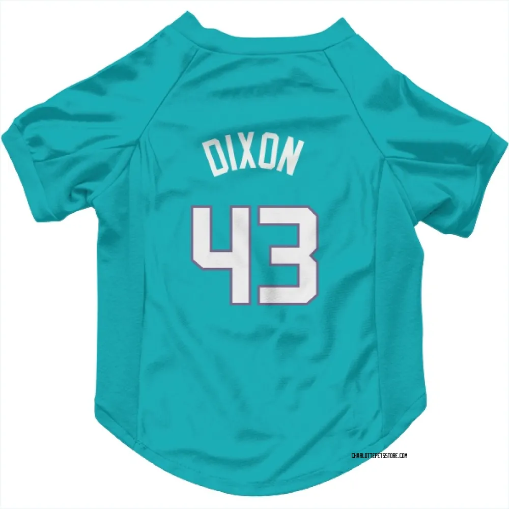 Charlotte Hornets Eric Dixon Teal Pet Jersey for Dog & Cat