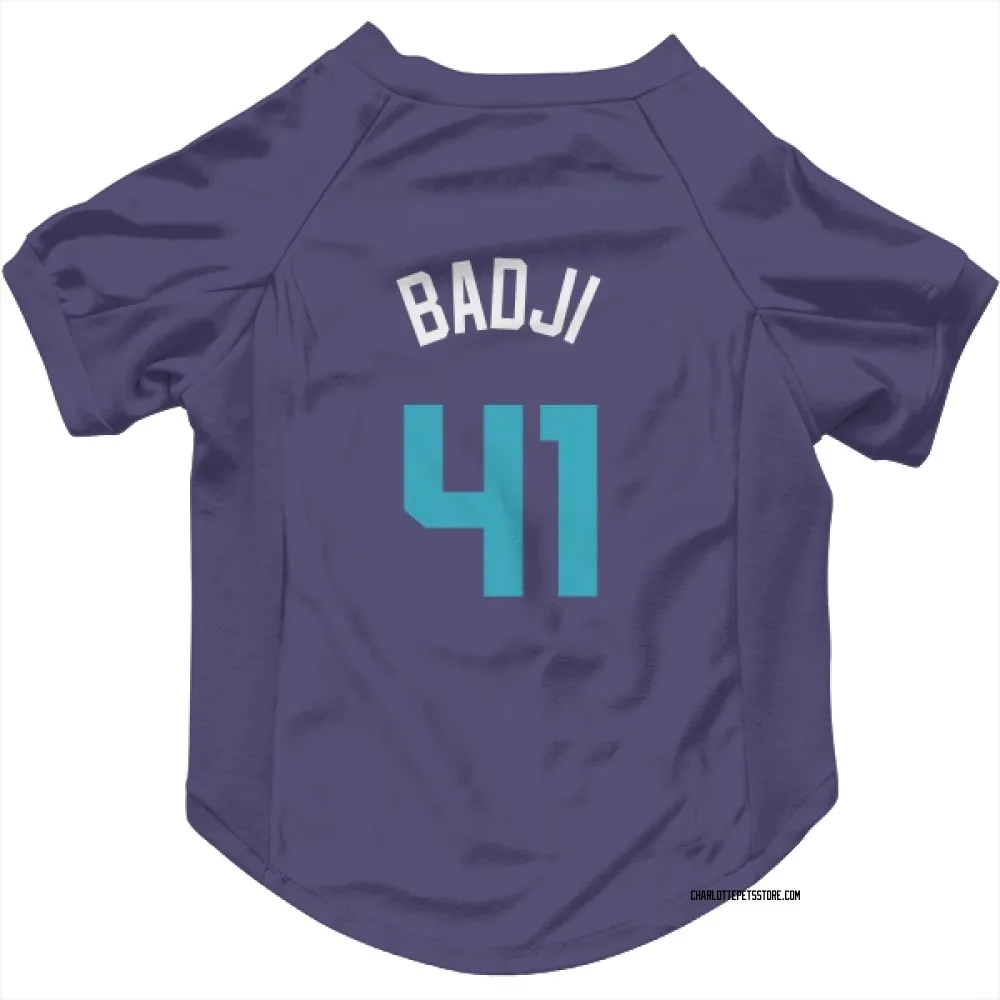 Charlotte Hornets Ibou Badji Purple Pet Jersey for Dog & Cat