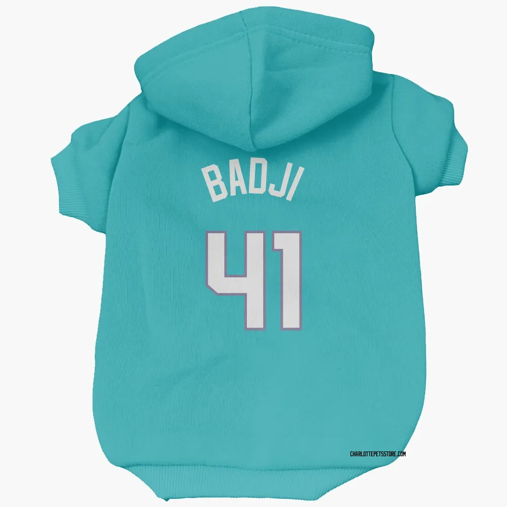 Charlotte Hornets Ibou Badji Teal Pet Hoodie for Dog & Cat