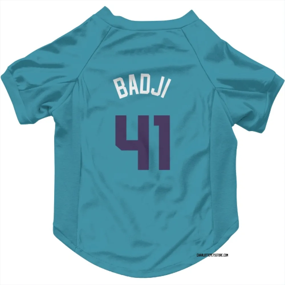 Charlotte Hornets Ibou Badji Teal Purple Pet Jersey for Dog & Cat