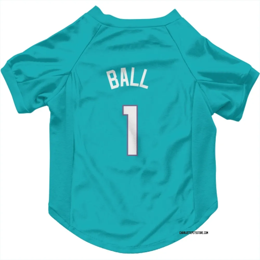 Charlotte Hornets LaMelo Ball Teal Pet Jersey for Dog & Cat