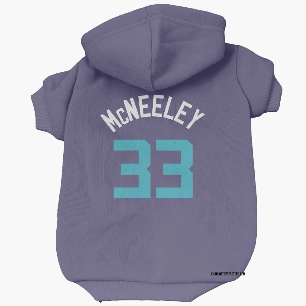 Charlotte Hornets Liam McNeeley Purple Pet Hoodie for Dog & Cat