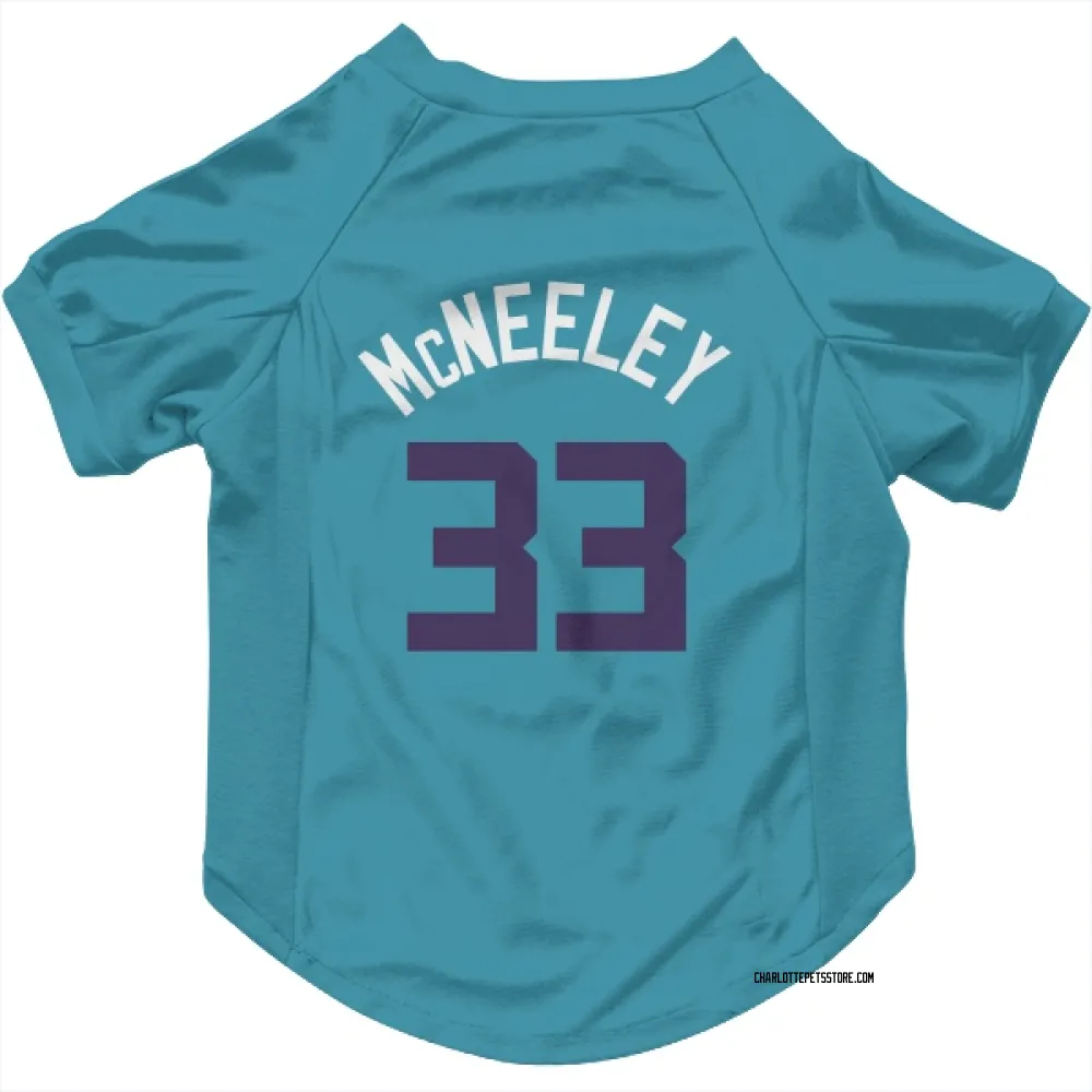 Charlotte Hornets Liam McNeeley Teal Purple Pet Jersey for Dog & Cat