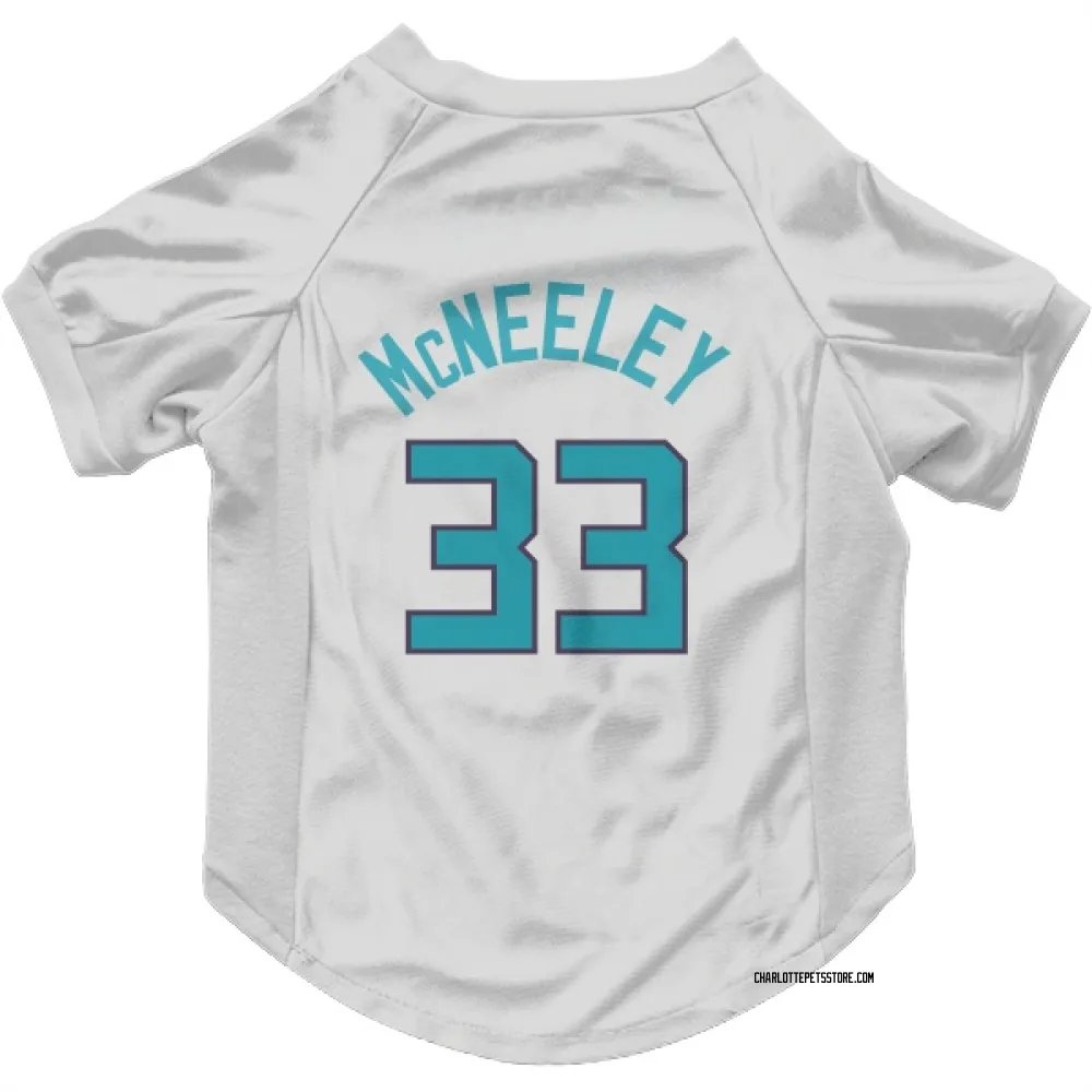 Charlotte Hornets Liam McNeeley White Pet Jersey for Dog & Cat