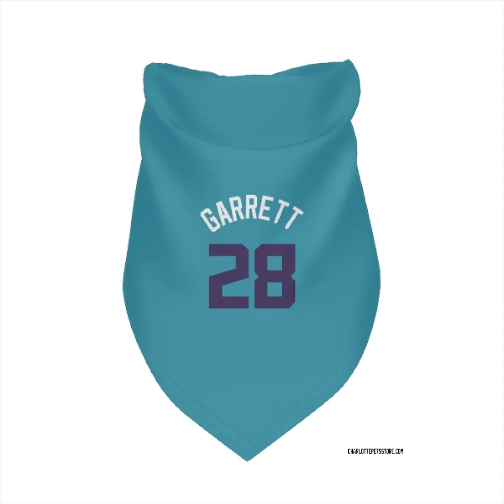 Charlotte Hornets Marcus Garrett Teal Purple Pet Bandana for Dog & Cat