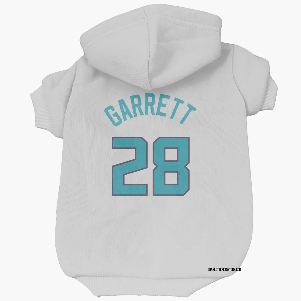 Charlotte Hornets Marcus Garrett White Pet Hoodie for Dog & Cat