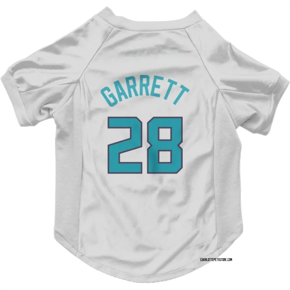 Charlotte Hornets Marcus Garrett White Pet Jersey for Dog & Cat
