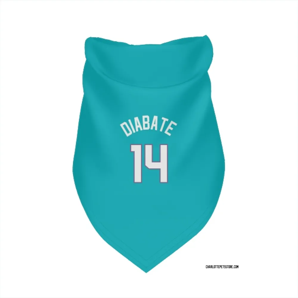 Charlotte Hornets Moussa Diabate Teal Pet Bandana for Dog & Cat