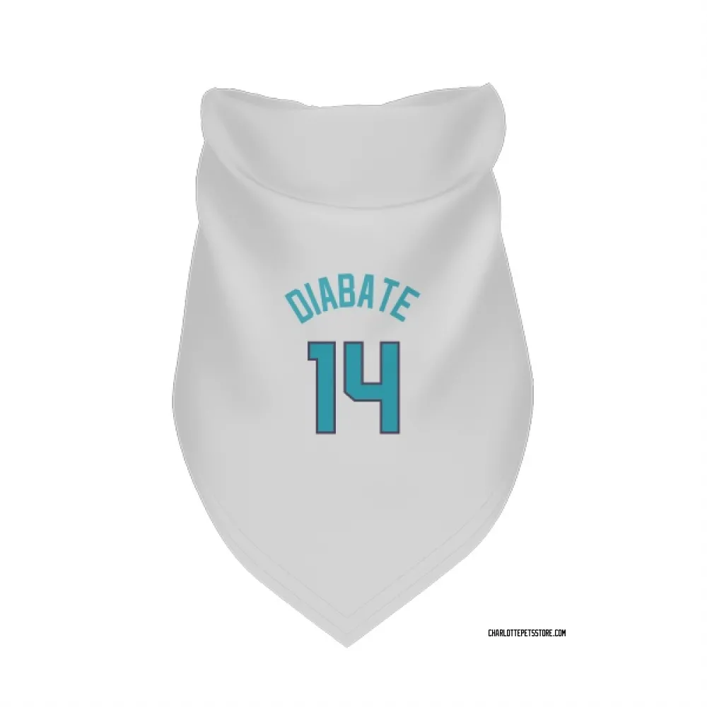 Charlotte Hornets Moussa Diabate White Pet Bandana for Dog & Cat