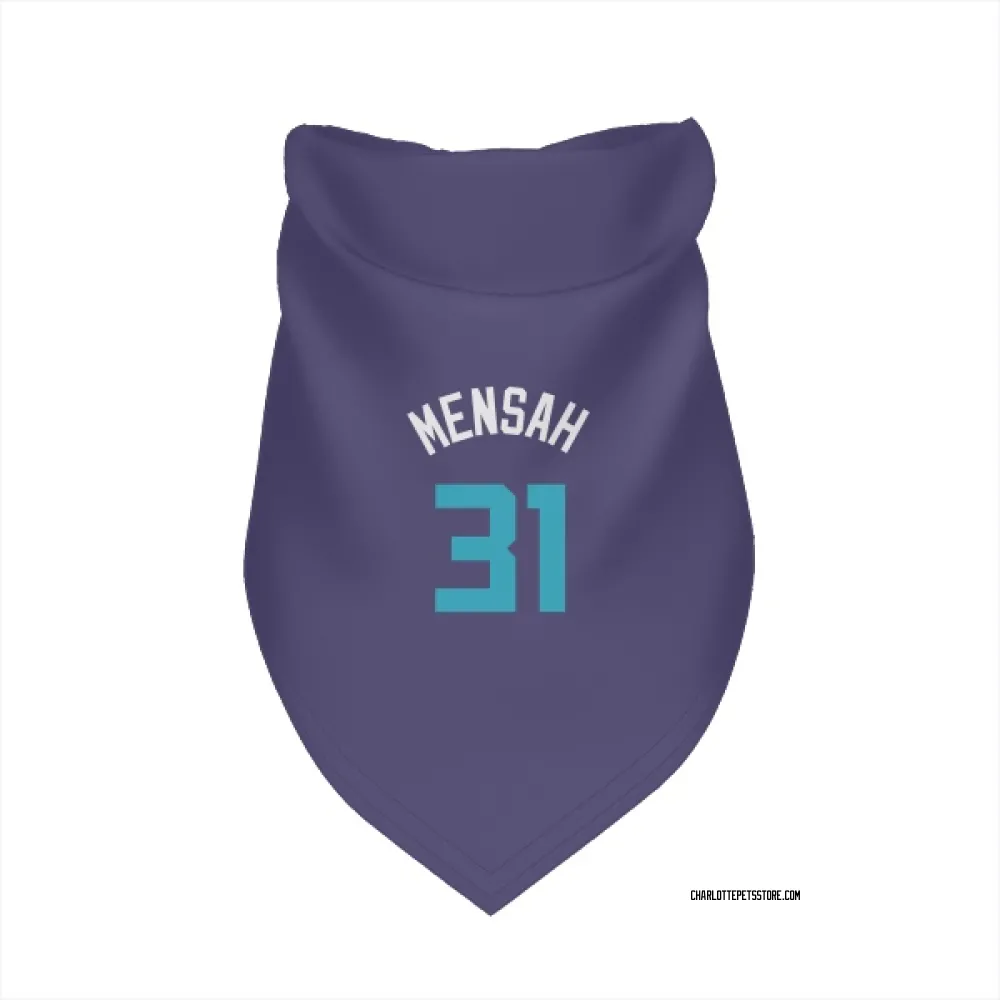 Charlotte Hornets Nathan Mensah Purple Pet Bandana for Dog & Cat