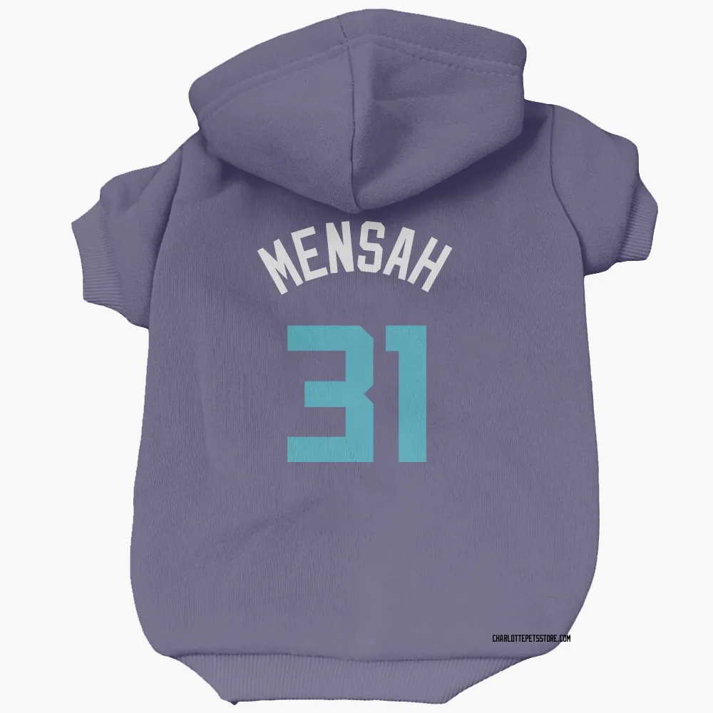 Charlotte Hornets Nathan Mensah Purple Pet Hoodie for Dog & Cat