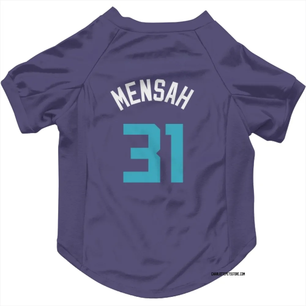 Charlotte Hornets Nathan Mensah Purple Pet Jersey for Dog & Cat