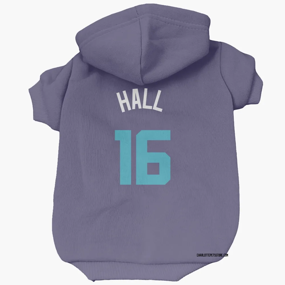 Charlotte Hornets PJ Hall Purple Pet Hoodie for Dog & Cat