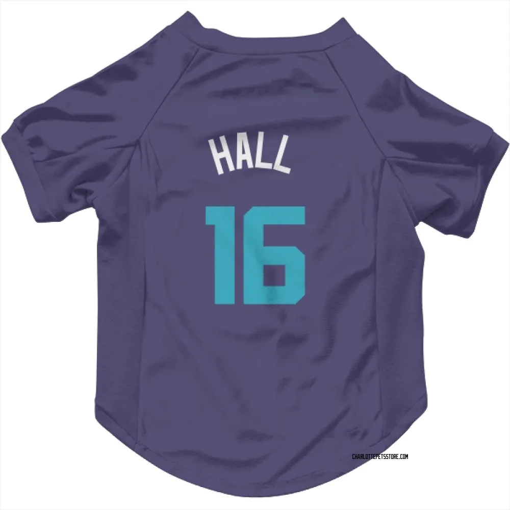 Charlotte Hornets PJ Hall Purple Pet Jersey for Dog & Cat