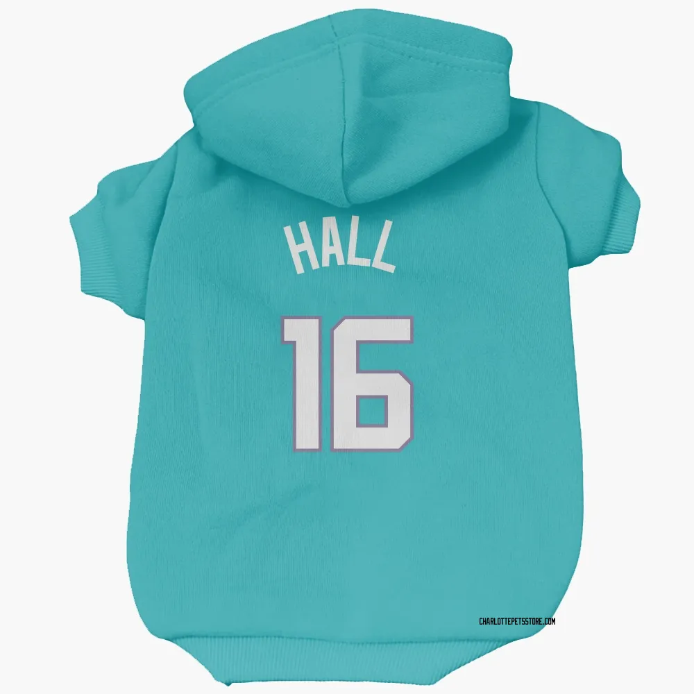 Charlotte Hornets PJ Hall Teal Pet Hoodie for Dog & Cat