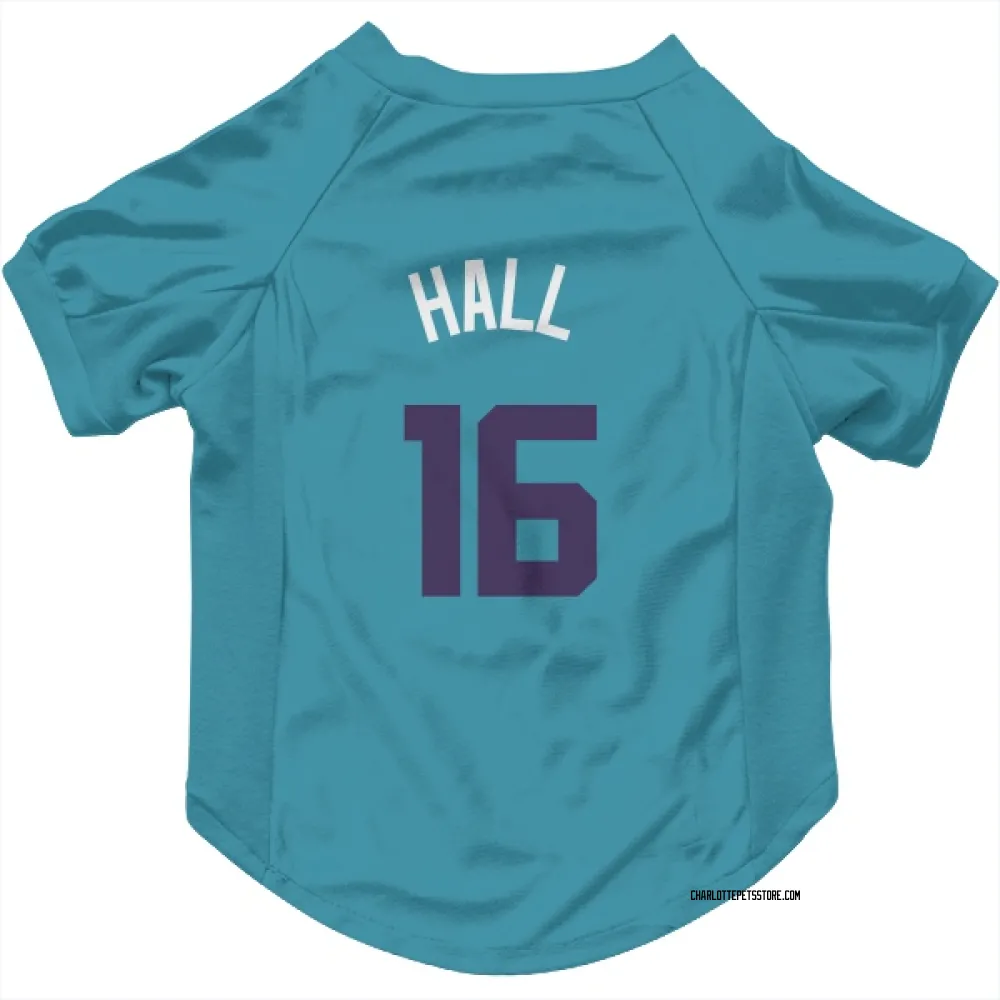 Charlotte Hornets PJ Hall Teal Purple Pet Jersey for Dog & Cat