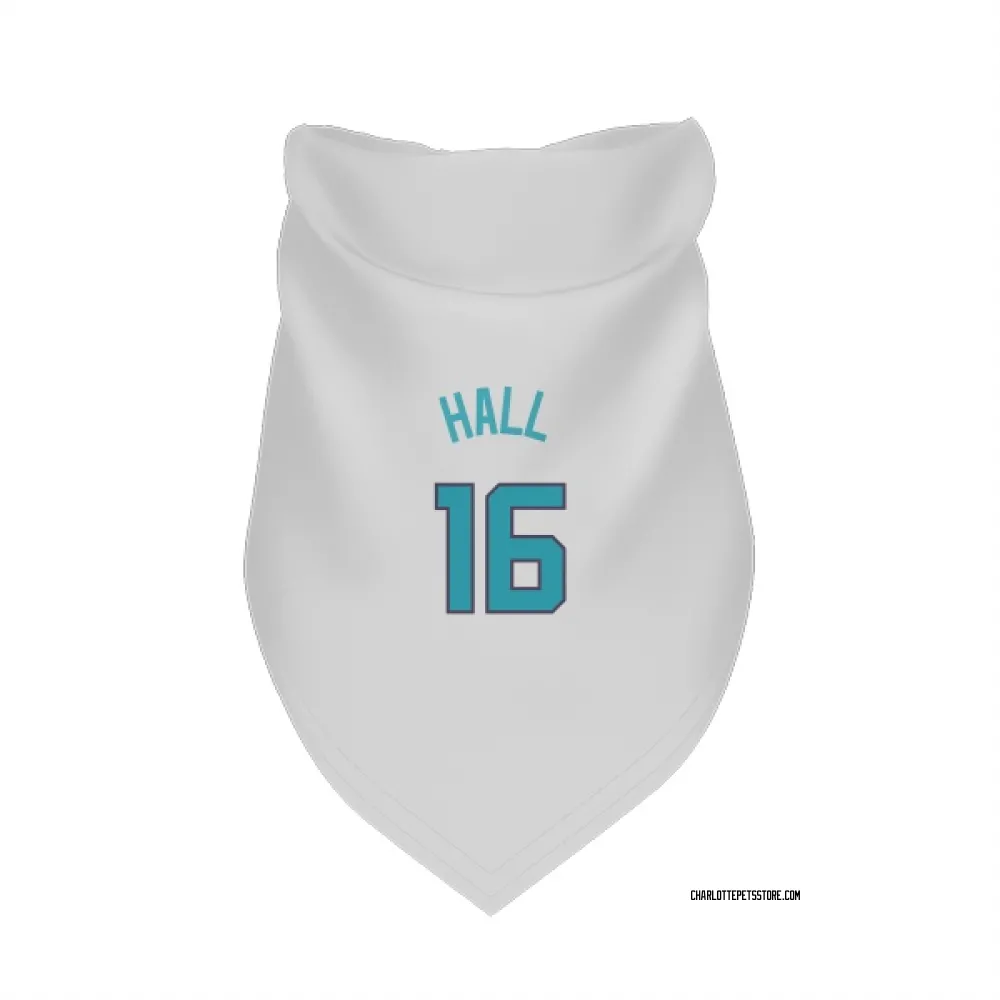 Charlotte Hornets PJ Hall White Pet Bandana for Dog & Cat