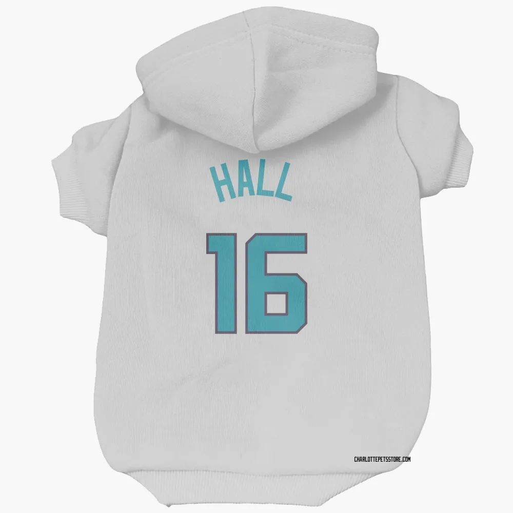Charlotte Hornets PJ Hall White Pet Hoodie for Dog & Cat