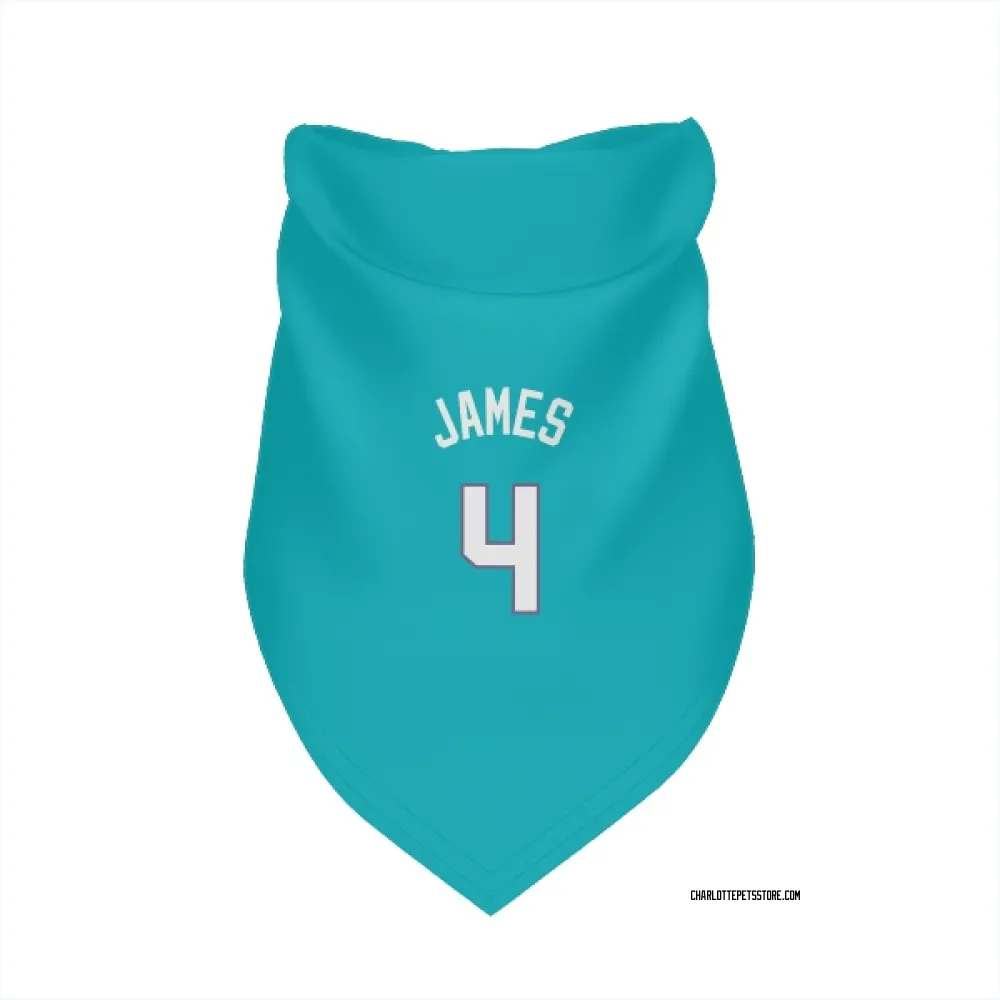 Charlotte Hornets Sion James Teal Pet Bandana for Dog & Cat