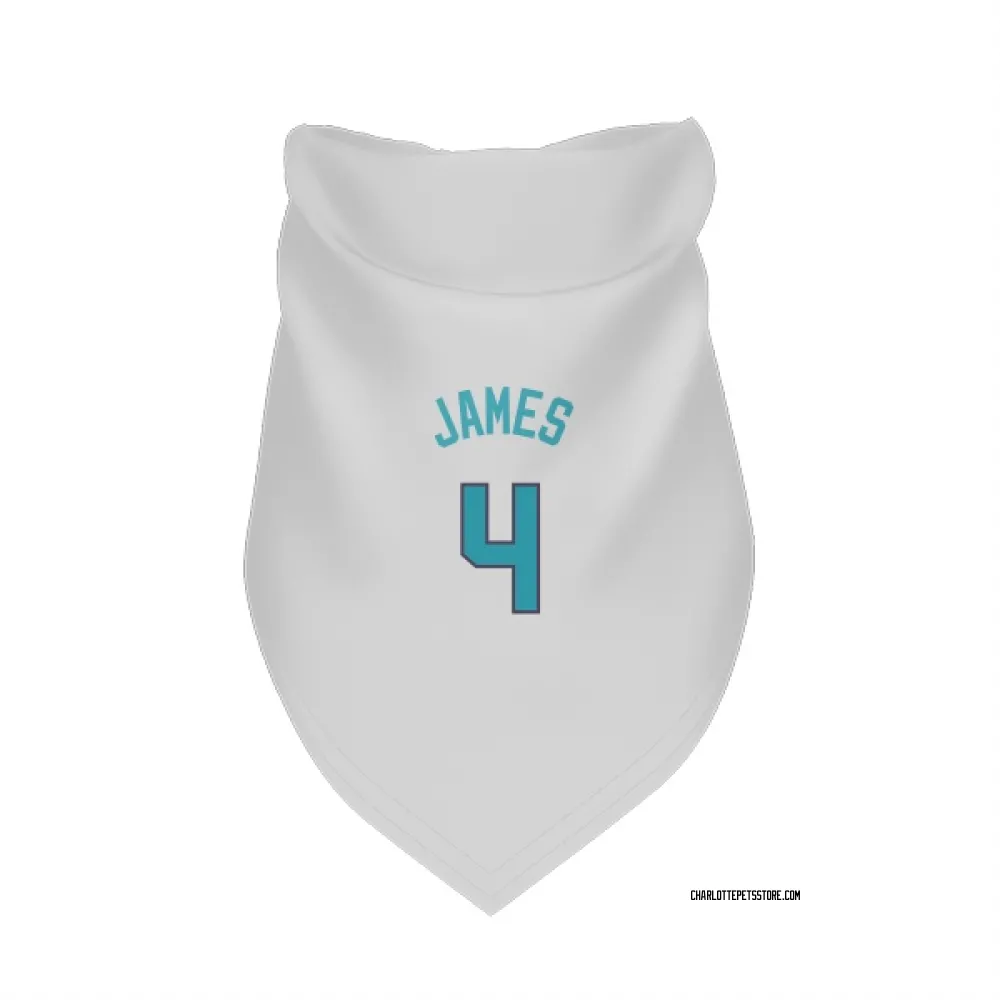 Charlotte Hornets Sion James White Pet Bandana for Dog & Cat