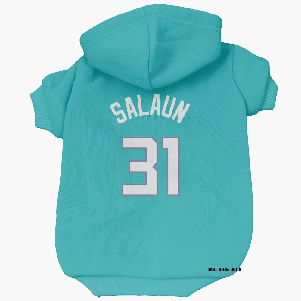 Charlotte Hornets Tidjane Salaun Teal Pet Hoodie for Dog & Cat