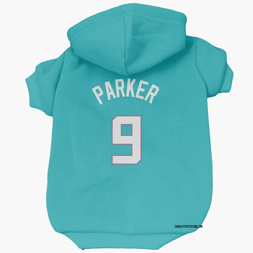 Charlotte Hornets Tony Parker Teal Pet Hoodie for Dog & Cat