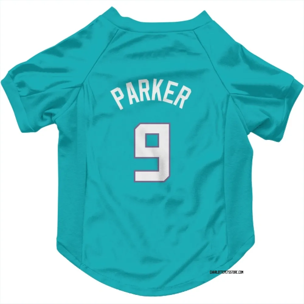Charlotte Hornets Tony Parker Teal Pet Jersey for Dog & Cat