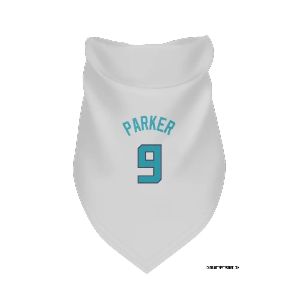 Charlotte Hornets Tony Parker White Pet Bandana for Dog & Cat