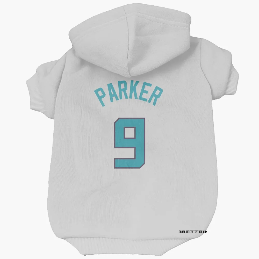 Charlotte Hornets Tony Parker White Pet Hoodie for Dog & Cat