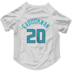 Charlotte Hornets Tosan Evbuomwan White Pet Jersey for Dog & Cat