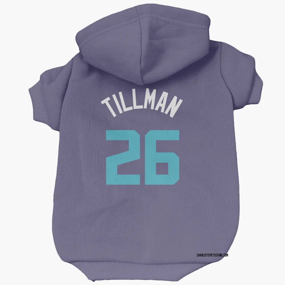 Charlotte Hornets Xavier Tillman Purple Pet Hoodie for Dog & Cat
