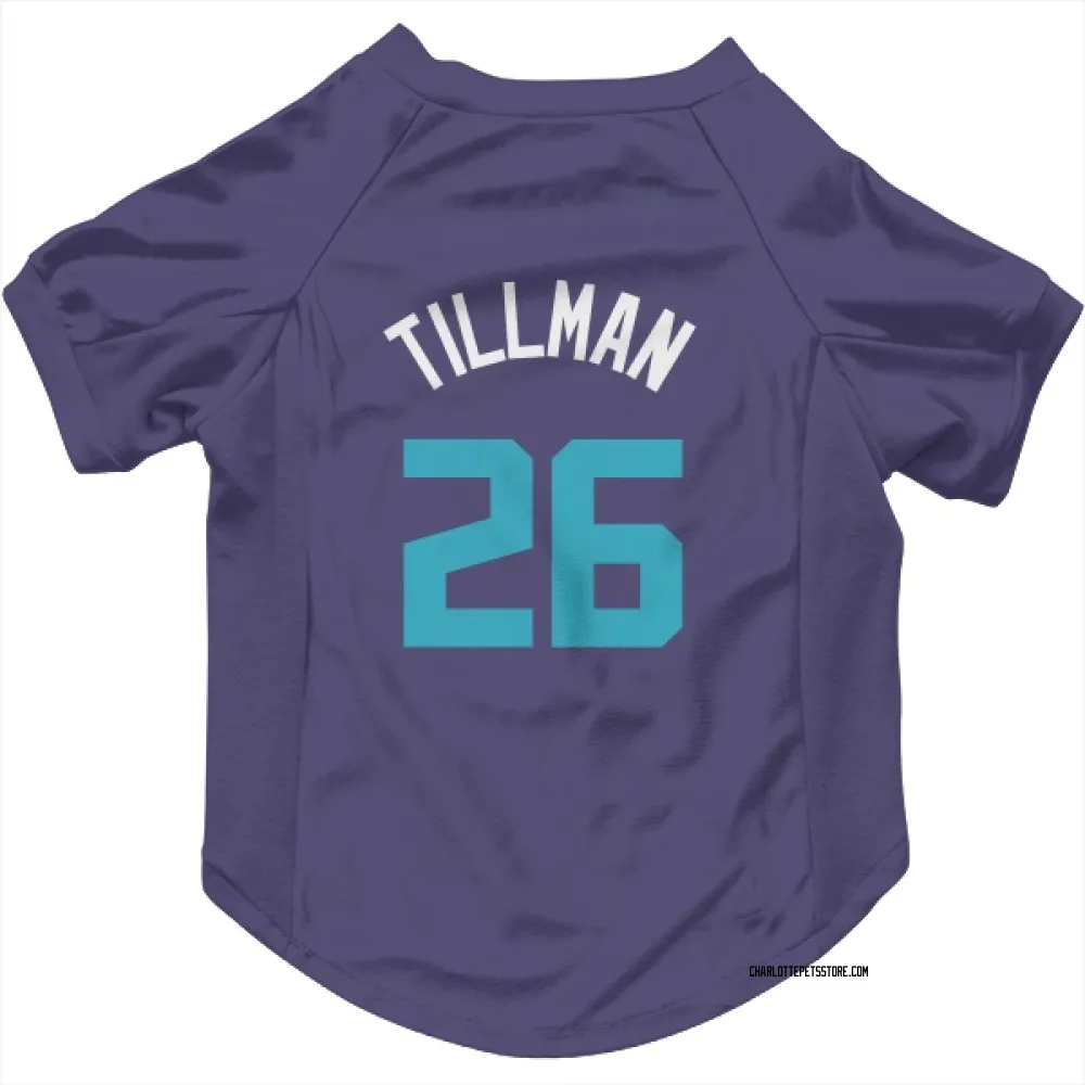 Charlotte Hornets Xavier Tillman Purple Pet Jersey for Dog & Cat