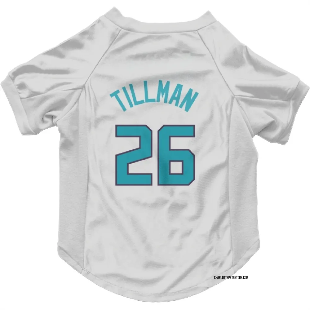 Charlotte Hornets Xavier Tillman White Pet Jersey for Dog & Cat